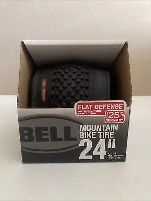 Bell Mountain Bike Tire - 24  X 1.95  Replaces Sizes 1.75”-2.125” Flat Defense • $20.99