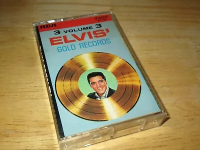 Elvis' Golden Records Vol. 3 By Elvis Presley (Cassette 1963 RCA Victor) Reissue • $0.99