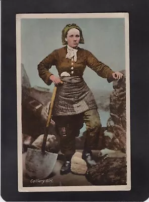 Wigan Colliery Girl Lancashire Real Photographic Postcard RPPC • £9.99