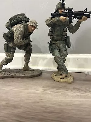 2006 Military Figurine With Stand  TMP International Lot • $9.99