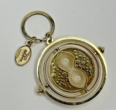 Harry Potter Time Turner Spinning Keychain Gold Tone Universal Studios • $13.35