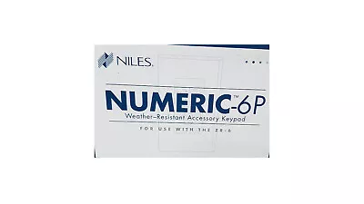 Niles (FG01442) Numeric-6P Accessory Keypad For The Solo-6 IR Z-R6 • $34.95