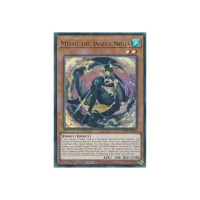 Mitsu The Insect Ninja DABL-EN016 : YuGiOh Ultra Rare Card 1st Edition • £1.40