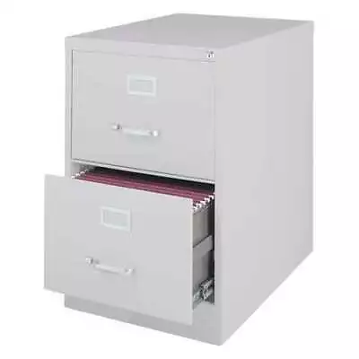 Hirsh 14414 18  W 2 Drawer Vertical File Cabinet Light Gray  Legal • $167.99