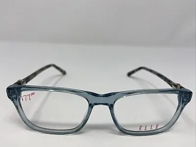 Elle Eyeglasses Frame El13454 Gn 52-17-140 Blue/black Tortoise Full Rim K118 • $39.25