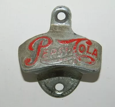 Vintage Pepsi Cola Cast Iron Bottle Opener – Starr X – Wall Mount • $24.99