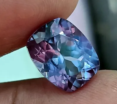 NATURAL Loose Montana Bi-Color Change Sapphire Cushion Cut  GEMSTONE 6.95 Ct • $25.64