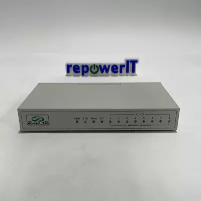 Zultys 8FXS 8-Port VOIP Gateway Grade B • $59.99