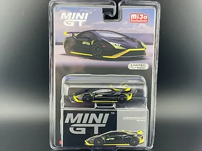 Mini GT Lamborghini Huracán STO Nero Noctis MGT00638 1/64 • $12.99