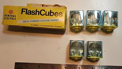 5 GE Flash Cubes & One Original Cardboard Packaging Altered - Untested • $5