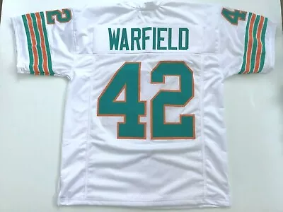 UNSIGNED CUSTOM Sewn Stitched Paul Warfield White Jersey - M L XL 2XL 3XL • $35.99