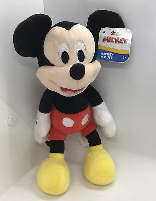 Disney Junior Mickey Mouse Clubhouse Stuffed Plush 9” Mickey New With Tag • $10