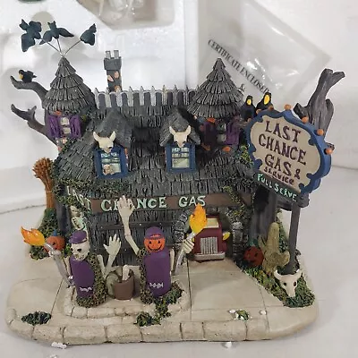 Hawthorne Village The Munsters Last Chance Gas Halloween House W/ Light & COA • $43.99