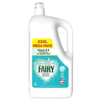 Fairy Non Bio Laundry LiquidXXXL Mega Pack 140 Wash 4.34L • £25.89