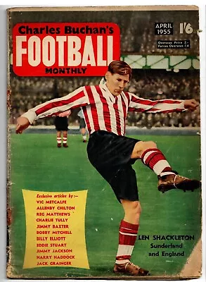 Charles Buchan's Football Monthly - April 1955 No.44 - Manchester City Chelsea • £5