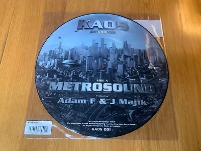 Adam F & J Majik - Metrosound Picture Disc 12″ Vinyl (VERY Near Mint) TESTED • $31.10