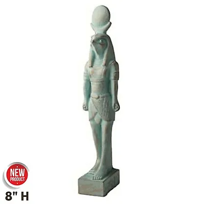 Ra Statue Deity Of The Sun Egyptian God Falcon Head Figure Decor Mystic Prayer • $75.63