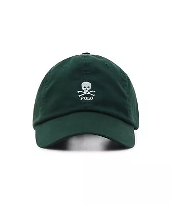 [Polo Ralph Lauren] Skull Chino Ball Cap / Green • $180.64