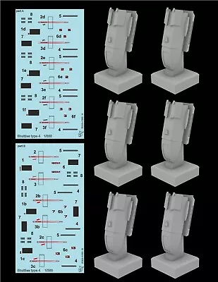 Green Strawberry 1/350 Star Trek Shuttles Type 4 Model Kits • $32.90