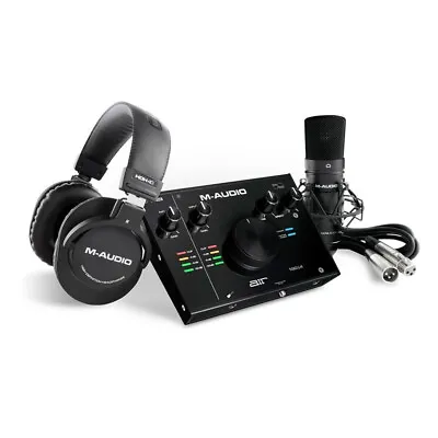 M-Audio AIR 192 4 Vocal Studio Pro 2-In 2-Out 24/192 USB Audio Interface Pack • £155