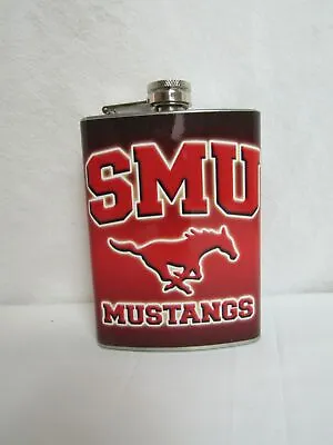 SMU Mustangs Stainless Steel 8oz. Hip Flask NIB FB9M • $4.95