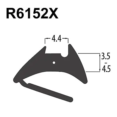 £1.51 • Buy R6152X Black EPDM Reddiglaze Wedge Gasket UPVC Window Double Glazing Rubber Seal