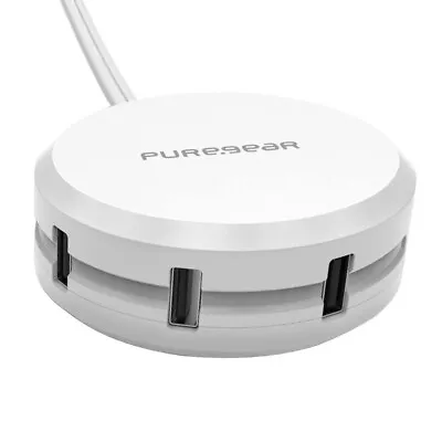 PureGear 4-Port USB Charging Station 48-Watt White 61132PG • $9
