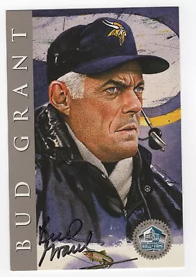 Bud Grant 1998 Football Hall Of Fame Signature Autograph Post Card Auto /2500 • $39.99