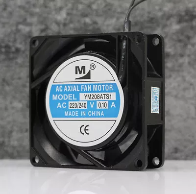 MODEL YM208ATS1 220/240V 0.10A 8CM 8025 Aluminum Frame Cooling Fan • $23.24