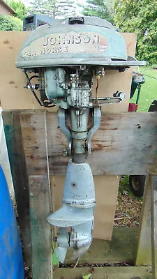 Vintage / Antique Johnson Seahorse Outboard Boat Motor Parts Or Repair 1940s 50s • $155