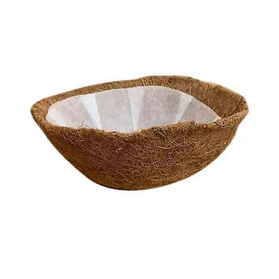 £6.59 • Buy Hanging Basket Liner Coconut Fiber Replacement Flower Basket Cushion For Planter