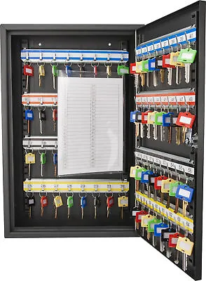 Barska 64 Key Safe Storage Box Wall Mount Cabinet With Key Lock CB12486 • $74.99