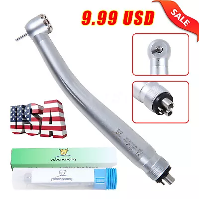 Yabangbang Dental High Speed Handpiece 4Hole Turbine Push Button NSK Style • $9.99