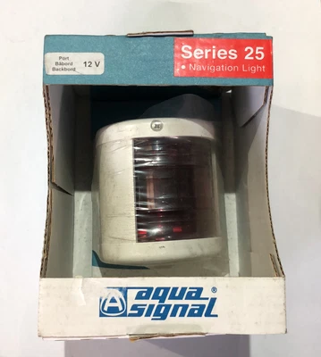 £19.99 • Buy Aqua Signal Series 25 12v  Navigation Port Red Light Yacht Boat Rib