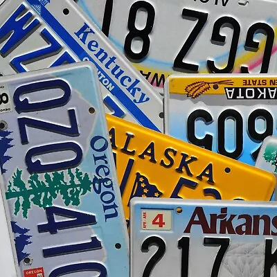 $4.99 • Buy License Plate - ALL 50 STATES + Territories Countries NICE License Plates Lot