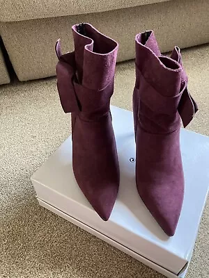 £8 • Buy Dorothy Perkins Shelved Ankle Boots Burgundy 