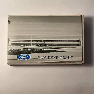 Ford Motor Company Van Dyke Plant Sealed Playing Cards Vintage 1970's • $20