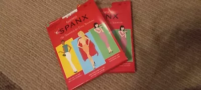New Vintage SPANX Lot Of 2 Footless Pantyhose Size C. Color Nude 1. • $20
