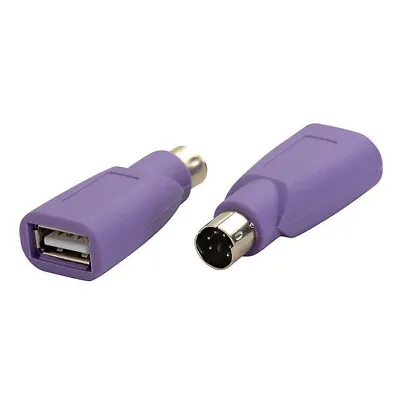 $3.95 • Buy PS/2 PS2 Male To USB Female Adapter Converter Connector For Computer PC Keyboard