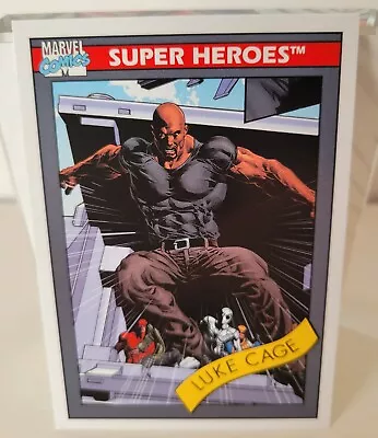 2013 Marvel Fleer Retro 1990 Impel Luke Cage Insert Card #16 • $20