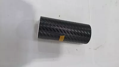 Black Carbon Fiber Vinyl Wrap 10CM Car & Truck Decals & Vinyl • $0.99