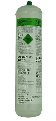 Argon / CO2 Disposable Mig Welding Gas Cylinder Bottle • £26.82