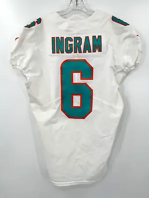 #6 Melvin Ingram Miami Dolphins Nike Game Used Jersey Sz-46 • $449