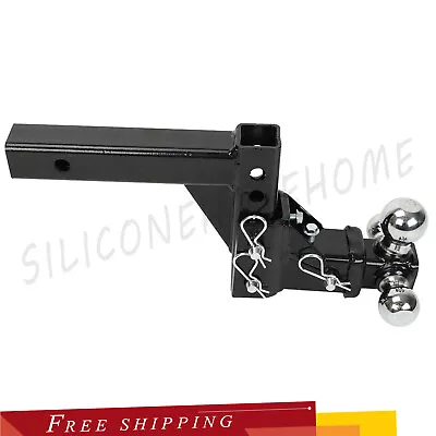 3 Ball Adjustable Drop-Turn Trailer Tow 2 Inch Receiver Trailer Hitch Tow • $103.68