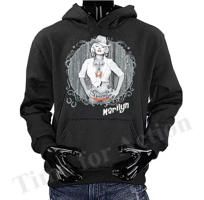 Monroe American Pop Culture Icon Model Symbols Graphic Pullover Hoodie • $31.32