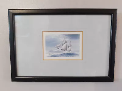 Wall Hanging Boat Nautical Picture Room Wall Decor • £12