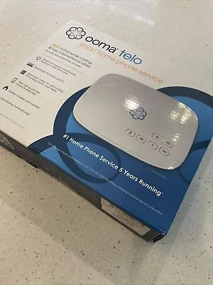 New Unopened NIP Ooma Phone Service VoIP  - White 100-0279-500 • $45