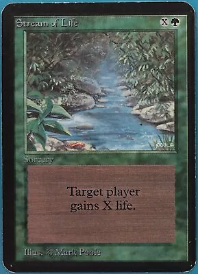 Stream Of Life Alpha PLD Green Common MAGIC GATHERING CARD (ID# 449293) ABUGames • $9.90