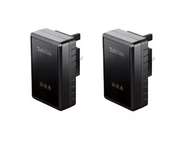 2 X D-Link DHP-301AV Powerline Adapters Homeplugs Talk Talk *NEW MODEL* • £29.99