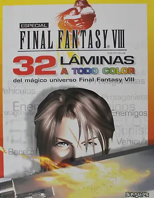 1999 FINAL FANTASY VIII Book 30 X 23cm (11.5  X 9 ) Spain Vintage 64 Pages VHTF! • $49.99